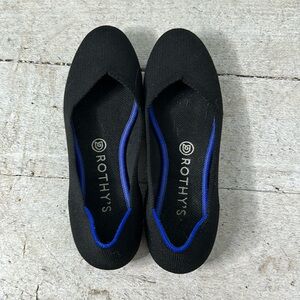 Rothy’s The Flat Black Womans Size 8
